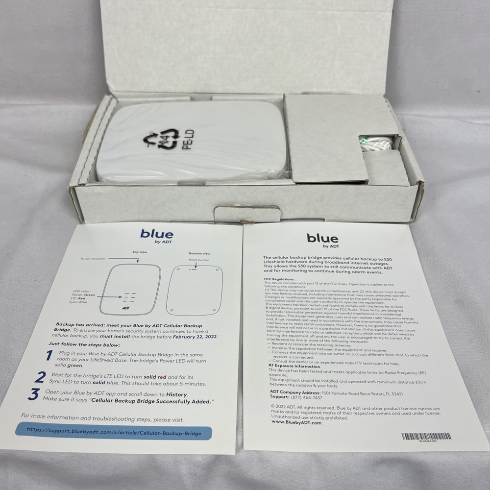 Blue‎ ADT Cellular Backup Bridge S30B1R0-01 Open Box
